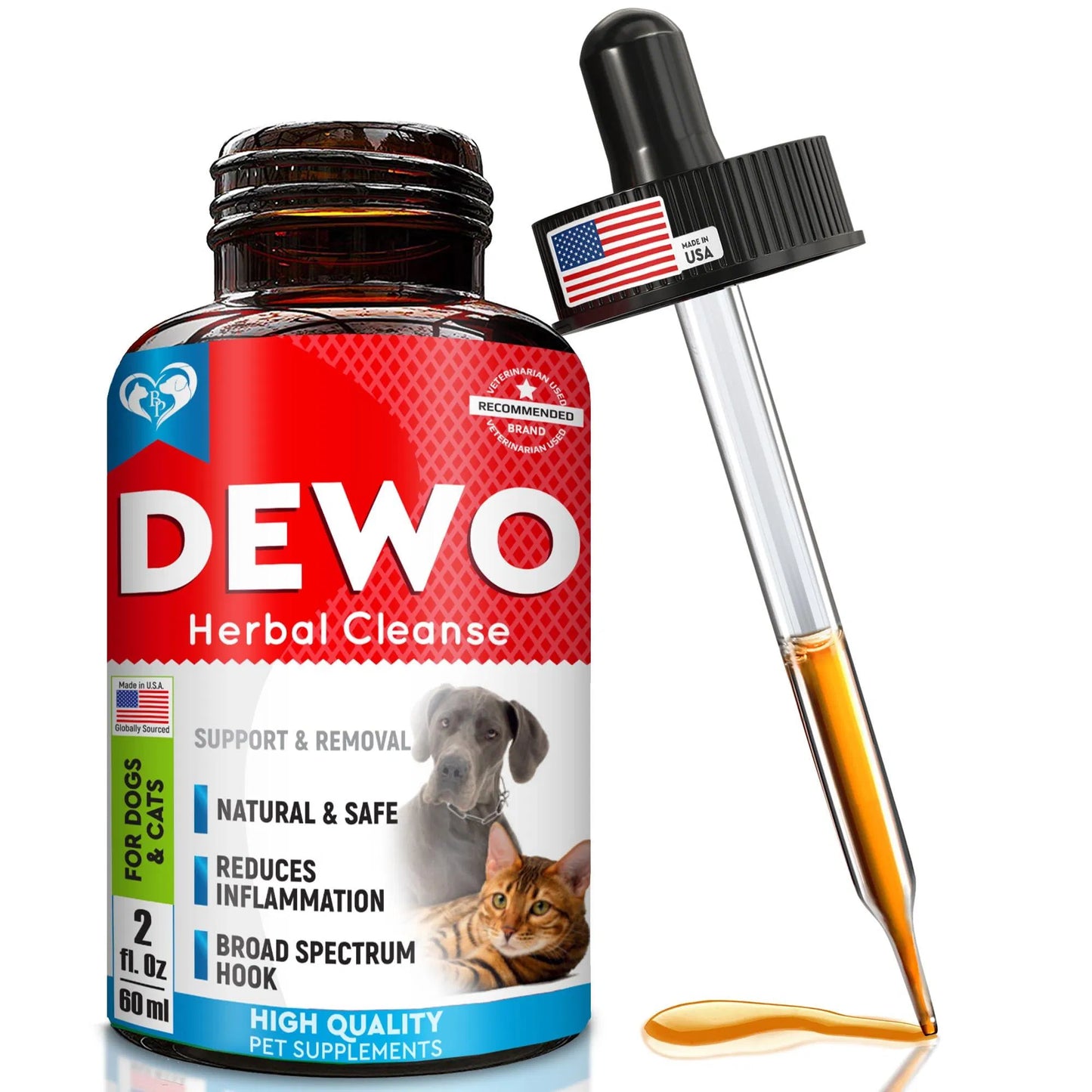 Natural Herbal Dewormer for Dogs & Cats