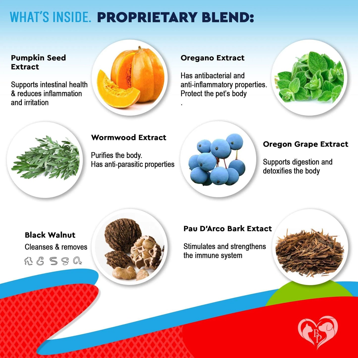 Natural Herbal Dewormer for Dogs & Cats